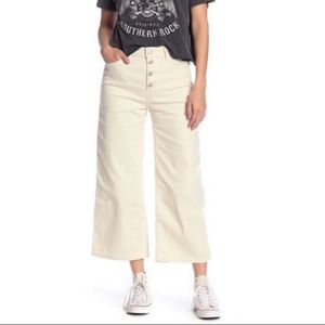 Levi’s mile high cropped wide leg